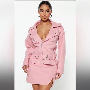 Fashion Nova skirt and jacket set